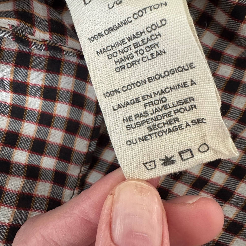 🍂 Doen Hardy top in Delphine Plaid size Large. *see notes pls - Picture 10 of 16